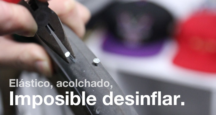 Un Tannus es un neumático sólido, flexible e imposible de pinchar